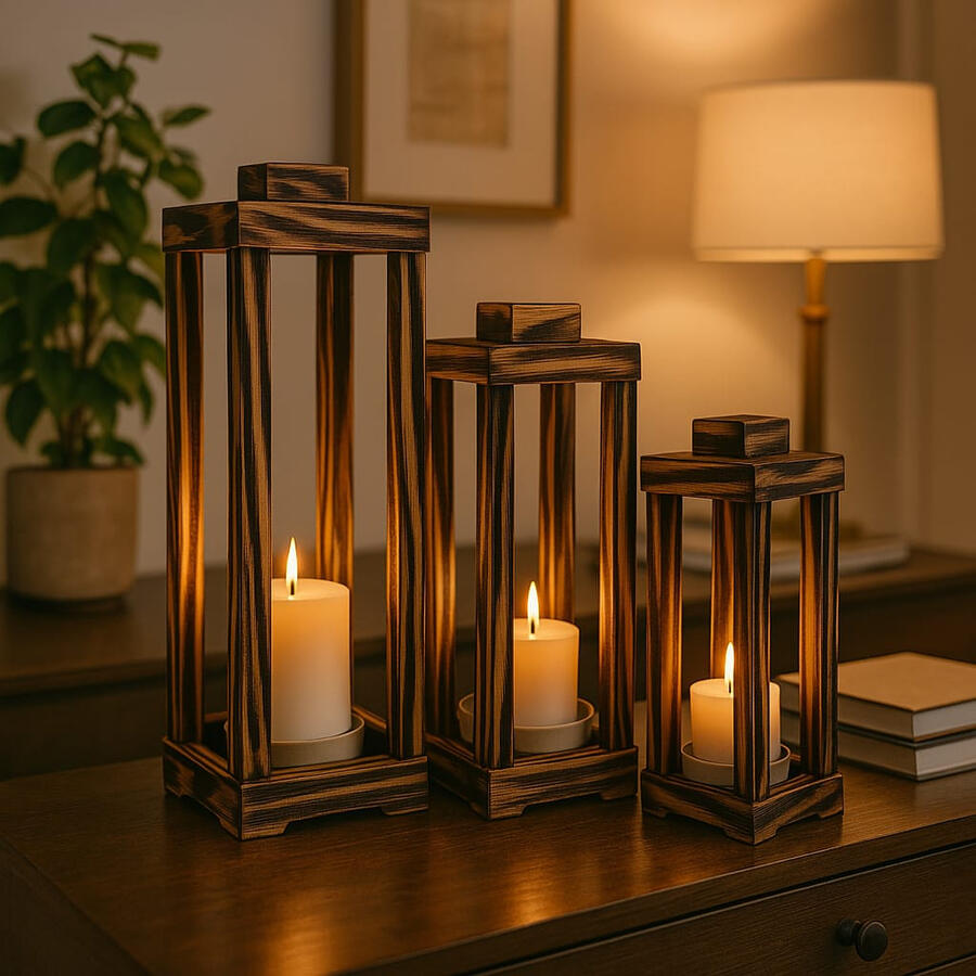 Lanternas Decorativas *Não acompanham velas